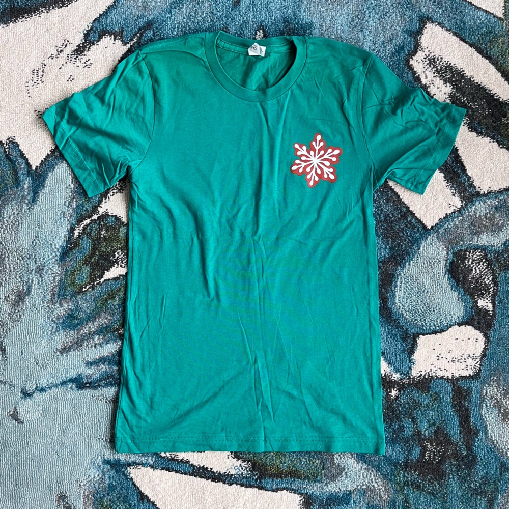 Bella Canvas Asheville NC Biltmore House Christmas T shirt Unisex Size S